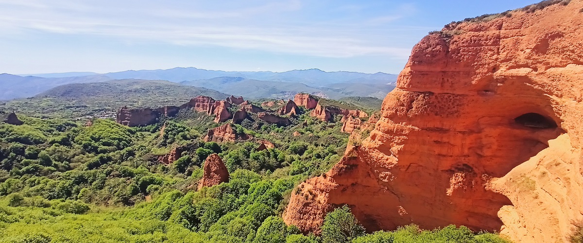 Visitar Las Médulas, vistas de las minas de oro