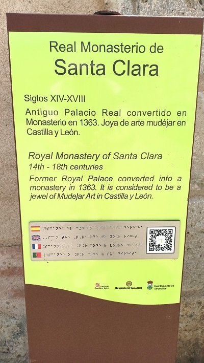 Real Monasterio de Santa Clara. Información
